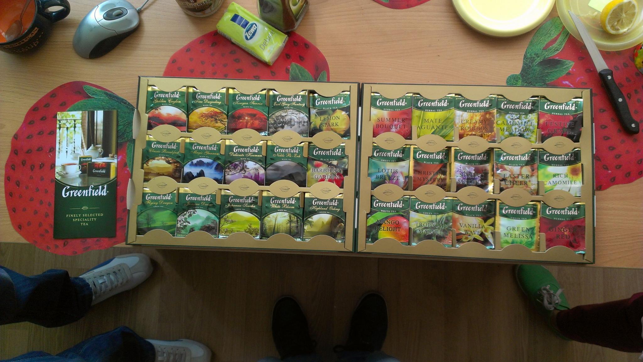 Чай, подаренный нашему офису Нюшей Орловой