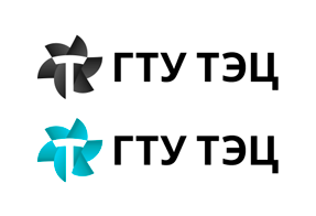 Логотип по форме напоминает лопасти турбины, а также содержит букву «Т» из названия компании.