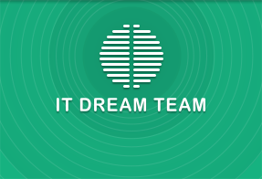 Проект «IT Dream Team» предназначен для поиска профессионалов в сфере информационных технологий.
Мы сверстали макеты и оживили клиентскую часть проекта.